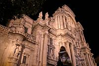 Murcia Cathedral historical building.