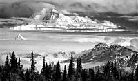 Denali ( Mt McKinley) from Ranger Dave Johnston´s log cabin near Talkeetna, Alaska.