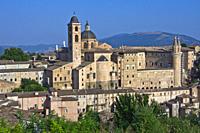Urbino, Old city panoramic view, Italy, Europe.
