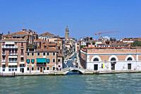 Venice, Old city canal view, Italy, Europe.