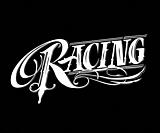 Racing vintage style, Vector illustration in flat style for print or web.