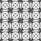 Weaved black and white threads pattern. Graphic design pattern.