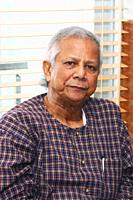 Bangladesh. “ September 20, 2012: Portrait of Muhammad Yunus a popular economist and leader at Grameen centre, Dhaka.