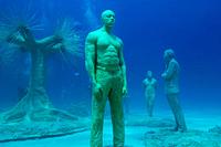 Museum of Underwater Sculpture Ayia Napa (MUSAN). Art work sculptor Jason deCaires Taylor. Mediterranean Sea, Ayia Napa, Cyprus.