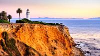 Point Vicente Lighthouse, Rancho Palos Verdes, California, USA.