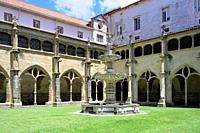Santa Cruz Monastery, Cloister, Coimbra, Beira, Portugal.