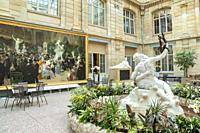 Le Jardin des sculptures inside Rouen's Museum of Fine Arts, France.