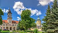 Zhovkva, Ukraine. Zhovkva Castle in Lviv region of Ukraine on a sunny summer day.