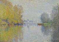 Autumn on the Seine at Argenteuil was painted by Claude Monet in 1873. In typical Monet style, the scene in Autumn on the Seine at Argenteuil has a lu...