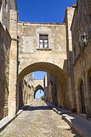 Street of the Knights, Rhodes Old Town, Rhodes, Dodecanese Island Group, Greece