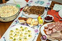 Easter Sunday is celebrated with an Easter breakfast. Easter breakfast includes the foods blessed on Easter Saturday as well as other traditional East...