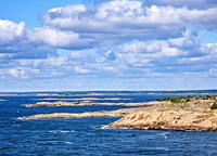 Coast of Mariehamn, Aland Islands, Finland.