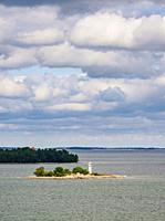 Archipelago elevated view, Aland Islands, Finland.