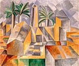 Pablo Picasso, L'Usine, Horta de Ebro (Brick Factory at Tortosa), is an oil painting on canvas 1909 - by a Spanish painterArtist Pablo Ruiz Picasso (1...