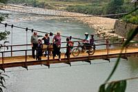 Footbridge in Sapa, Vietnam