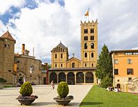 Ripoll, Girona Province, Catalonia, Spain. Monastir, or monastery, de Santa Maria.