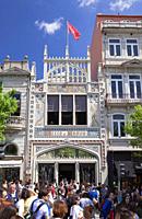 Europe, Portugal, Porto, Livraria Lello or 'Lello Bookstore' (This shop inspired various ideas for the 'Harry Potter' series of books).