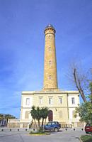 Escipiones Tower. Chipiona, Cadiz province, Andalucia, Spain.