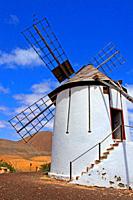 mill, Interpretation Center of the Mills, Tiscamanita, Fuerteventura, Canary Islands, Spain