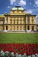 Croatian National Theatre, late 19th century building in Baroque Revival architecture style, Zagreb, Croatia.