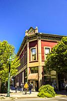 The McCurdy Building on Water Street in Port Angeles, Washington. Built in 1887.