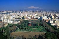 town view, catania, italy.