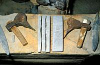 tools for coti stones, pradalunga, italy.