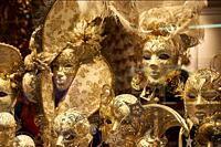Beautiful carnivals Venetian mask faces.
