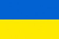 National flag of the Ukraine.