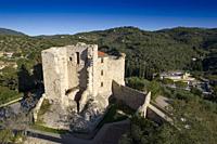 Photographic documentation of the small fortress of Suvereto in Tuscany Italy.