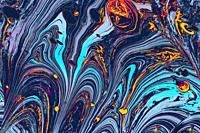 Abstract marbling art patterns as background.