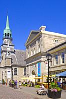 Canada, Quebec, Montreal, Old Montreal, Bonsecours Chapel, Bonsecours Market,.