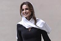 Vatican City, Vatican, 10 November 2022. Queen of Jordan, Rania Al-Abdullah  leaves the Vatican at the end of a private audience with Pope Francis