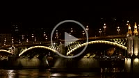 Budapest, Hungary The Chain Bridge at night