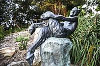 The Satyr by Frank (Guy) Lynch. Royal Botanic Gardens. Sydney, New South Wales, Australia.
