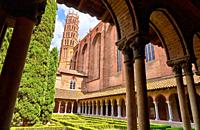 Convent of the Jacobins, Toulouse, Haute-Garonne, Occitanie, France, Europe. The Convent of the Jacobins is a Dominican convent in Toulouse, France. I...
