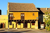 Traditional house. Paredes de Nava. Palencia province. Castilla y León. Spain