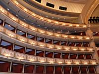 Vienna (Austria). View of the Vienna State Opera Auditorium.
