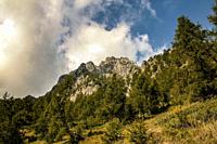 Pizzo Tre Signori (2554 mt. ) road. The name stems from the historical division of the area that it marked, between the State of Milan, the Republic o...