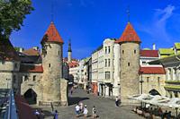 Viru Gate, Tallinn, Estonia.