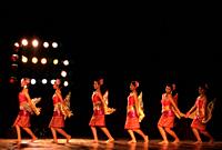 Dance performance by Thai female dancers ( Thailand).