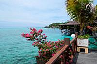 Mabul Water Bungalaw Resort, Mabul Island, Semporna, Sabah, Malaysia. Mabul Water Bungalow Resort offers an unforgettable tropical getaway in Semporna...