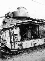World War II - FRANCE. Tanks, B1 bis, French Char B1 bis tank. The French Char B1 bis tank was one of the most important tanks used by the French Army...