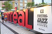 International Jazz Festival , Canada, Quebec, Montreal, people.