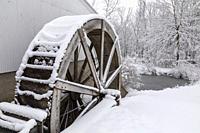 Ray, Michigan - The historic Wolcott Mill, built in 1845 and operated until 1967. It is now part of Wolcott Mill Metropark.