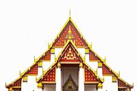 Buddhist temple Wihan Phra Mongkhon Bophit in the World Heritage historic city Ayutthaya, Thailand.