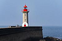 Farolim de Felgueiras, Lighthouse, Porto, Portugal.