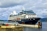 Azamara Journey Cruise Ship Oban Bay Harbour Scotland UK United Kingdom British Isles.