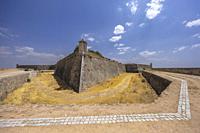 Fort Santa Luzia (Forte de Santa Luzia), UNESCO World Heritage site, Alentejo, Portugal.