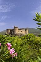Mombeltran castle (Castillo de Mombeltran), Province of Avila, Castilla y Leon, Spain.